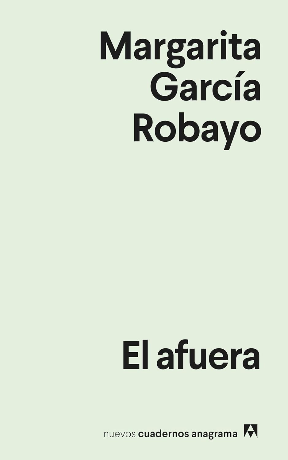 El afuera book cover