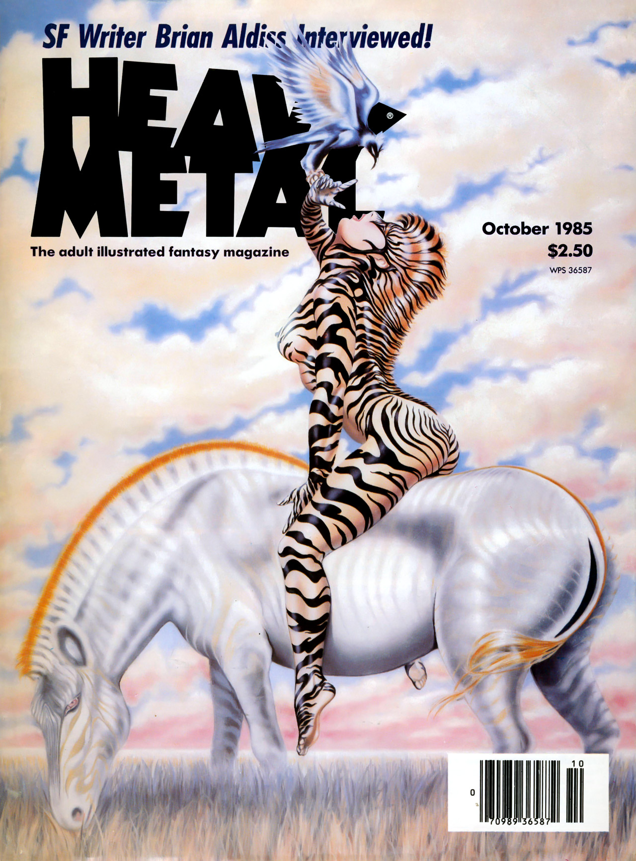 Heavy Metal, October 1985 book cover