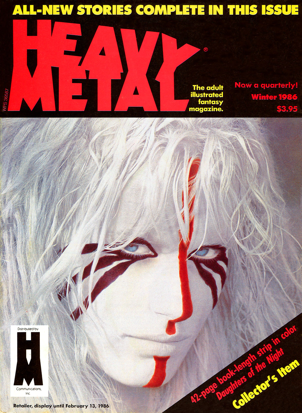 Heavy Metal, Winter 1986 book cover
