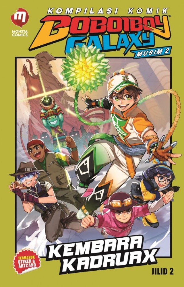 Kompilasi Komik Boboiboy Galaxy Musim 2 Jilid 2: Kembara Kadruax by