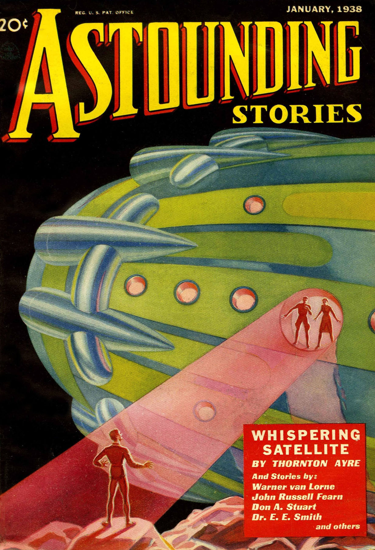 Astounding Stories, January 1938 book cover