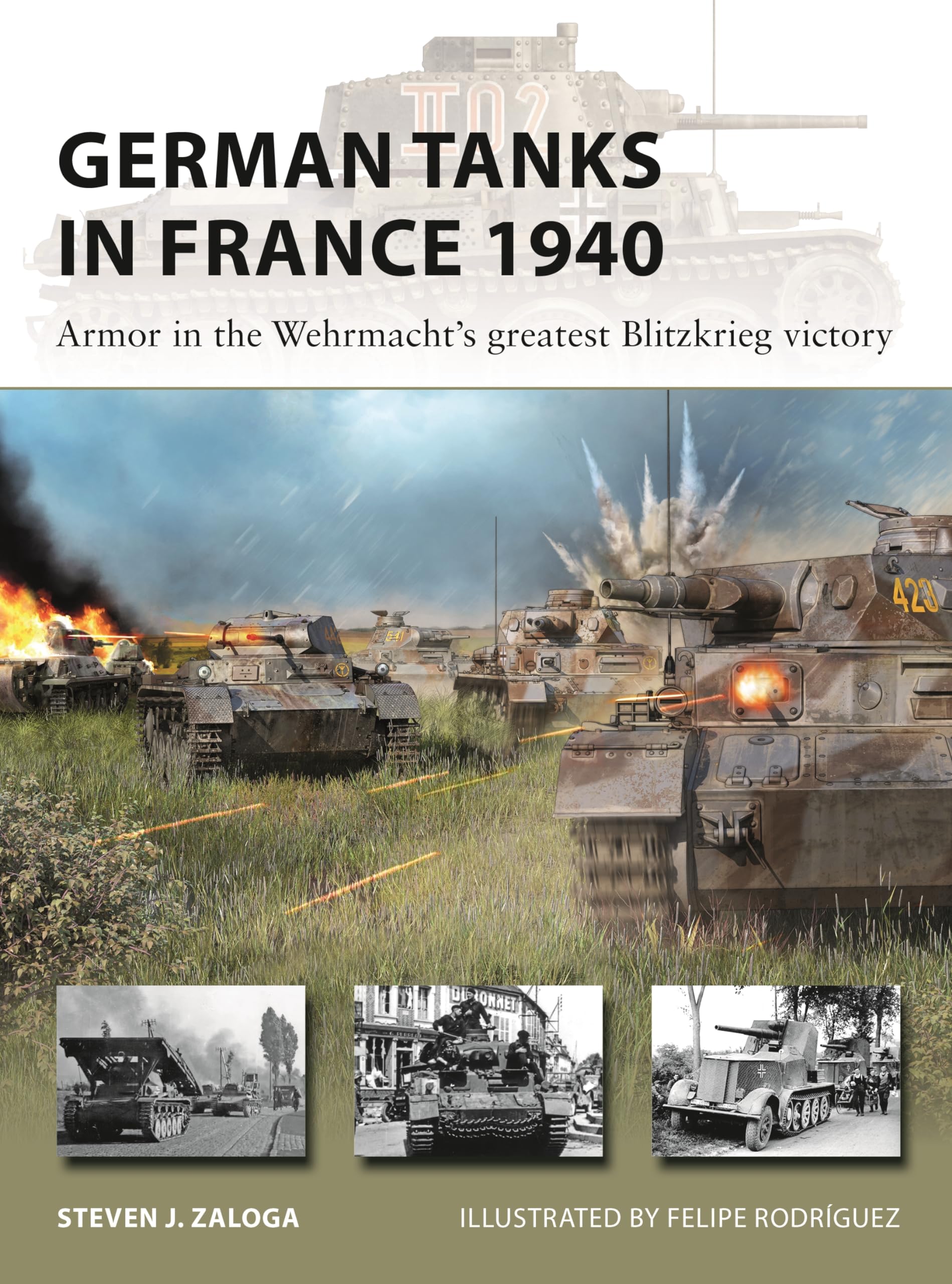 German Tanks in France 1940 book cover