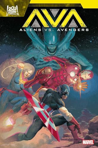 Aliens vs. Avengers (2024) book cover 1