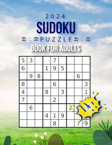 2024 Sudoku Puzzles Book For Adults With Solutions by Donece D. Houston ...