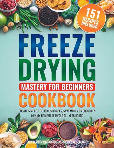 Freeze Drying Mastery For Beginners Cookbook: Create Simple and Delicious Recipes, Save Money on Groceries and Enjoy Homemade Meals All Year Round