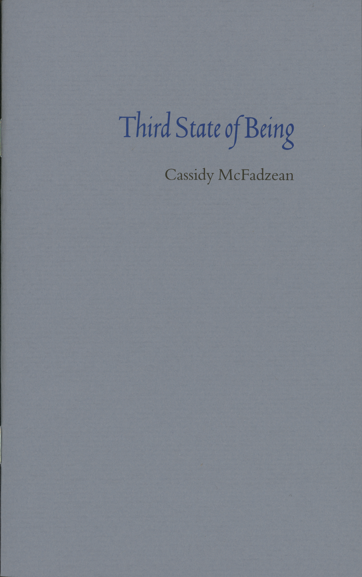 Third State of Being book cover