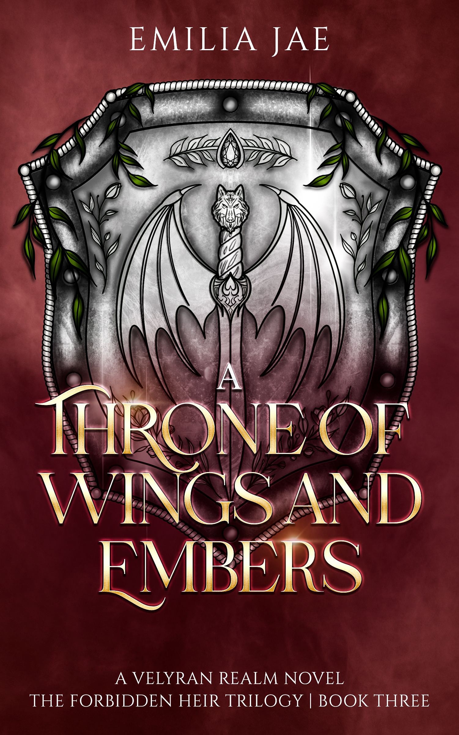 The Forbidden Heir Trilogy by Emilia Jae book cover 3