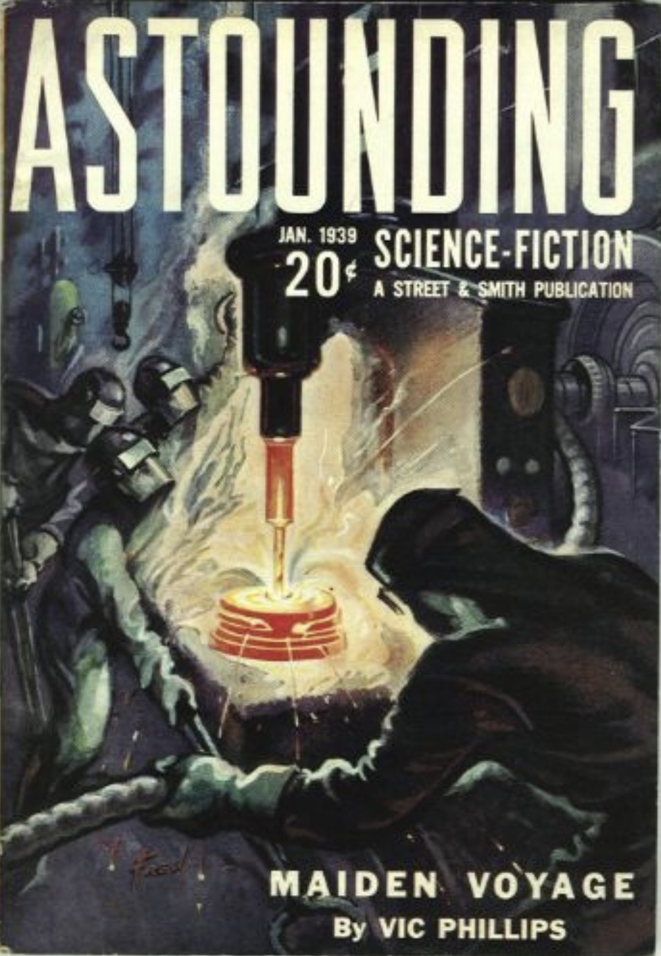 Astounding Science-Fiction, January 1939 book cover