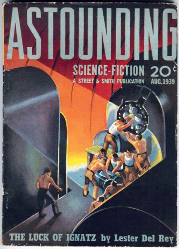 Astounding Science-Fiction, August 1939 - British edition book cover