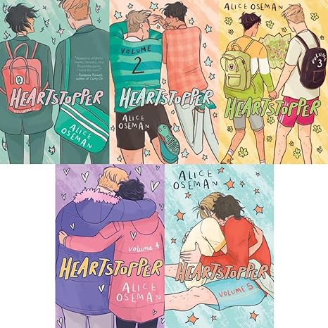 Heartstopper Graphic Novel Volumes 1 – 5 Set book cover