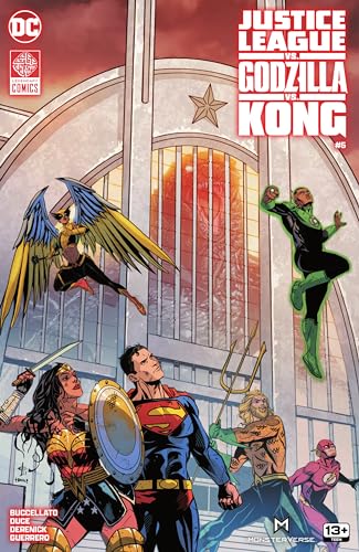 Justice League vs. Godzilla vs. Kong book cover 2