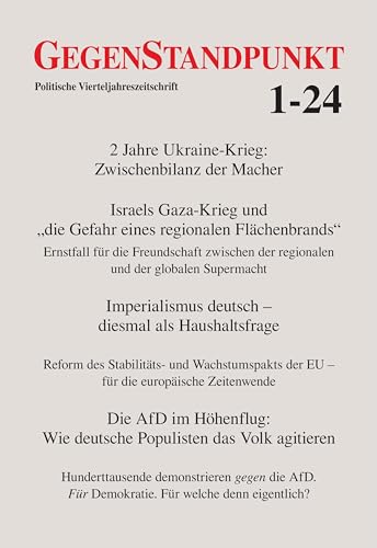 GegenStandpunkt 1-24. Politische Vierteljahreszeitschrift