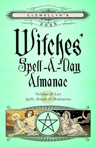 Llewellyn's 2025 Witches' Spell-A-Day Almanac book cover