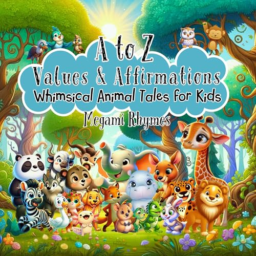 A to Z Values and Affirmations: Whimsical Animal Tales for Kids
