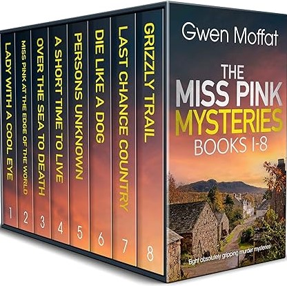 The Miss Pink Mysteries Books 1-8