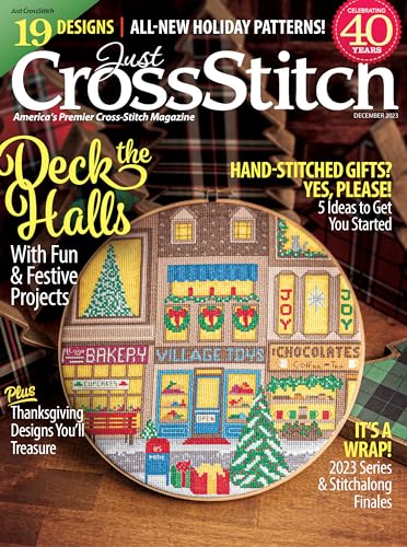 Just CrossStitch – December 2023 - 19 Designs All New Holiday Patterns!