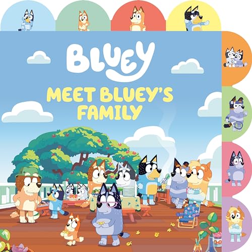 Meet Bluey's Family book cover
