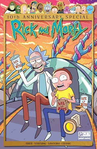 Rick and Morty 10th Anniversary Special #1 book cover