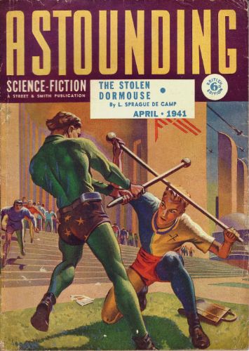 Astounding Science-Fiction, April 1941 - British edition book cover