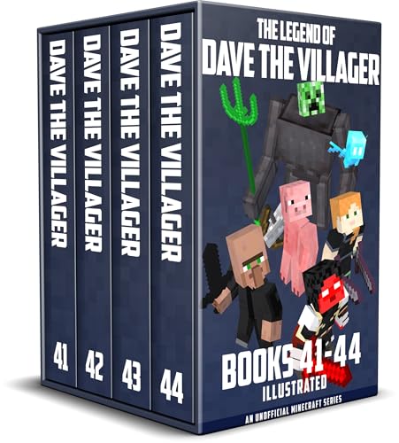 The Legend of Dave the Villager Books 41–44 Illustrated: An unofficial Minecraft series