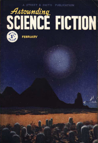 Astounding Science Fiction, February 1949 - British edition book cover