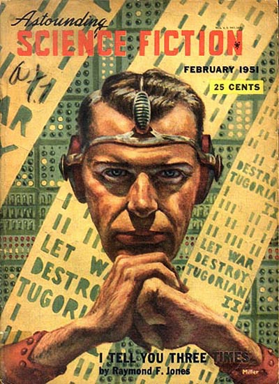 Astounding Science Fiction, February 1951 book cover