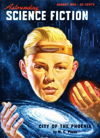 Astounding Science Fiction, August 1951 book cover