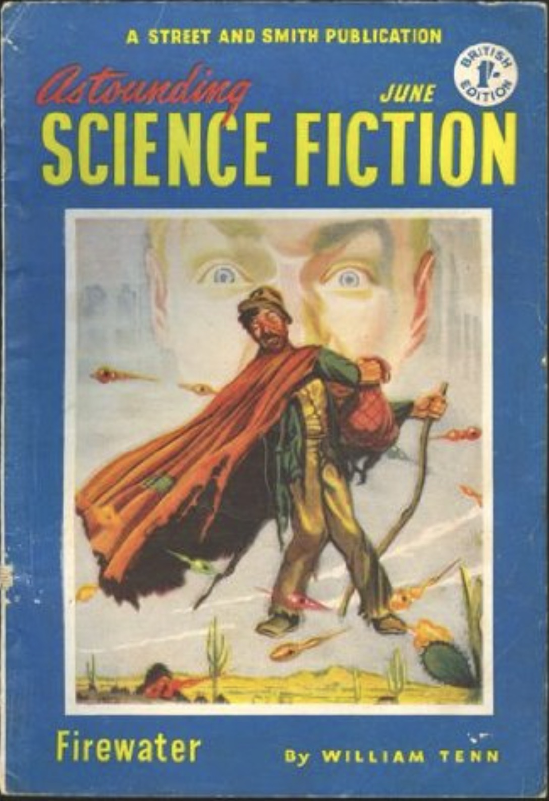 Astounding Science Fiction, June 1952 - British edition book cover