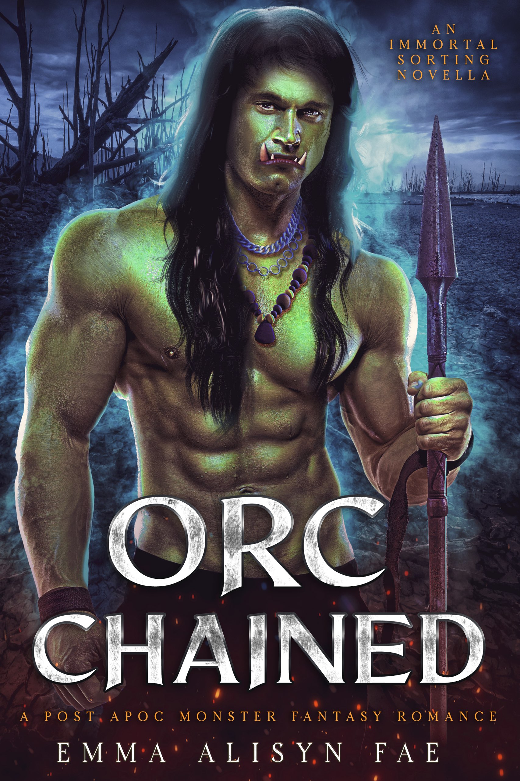 Orc Chained: A Post Apoc Fantasy Monster Romance Novella