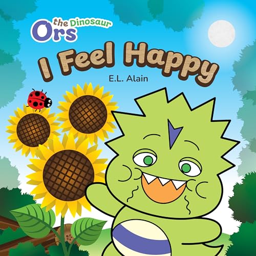 I Feel Happy: Kids Dinosaur Growth Mindset Picture Book about Positive Thinking