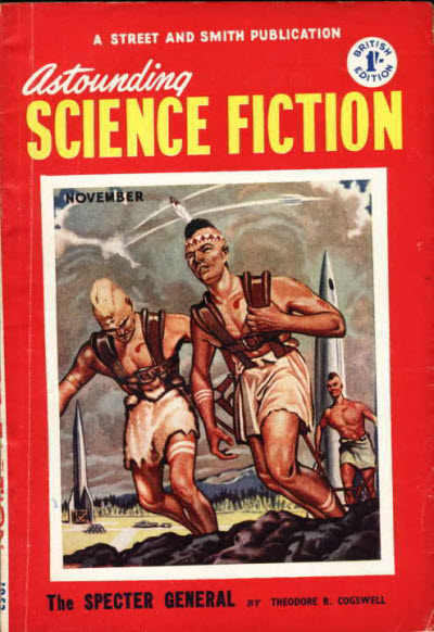 Astounding Science Fiction, November 1952 - British edition book cover
