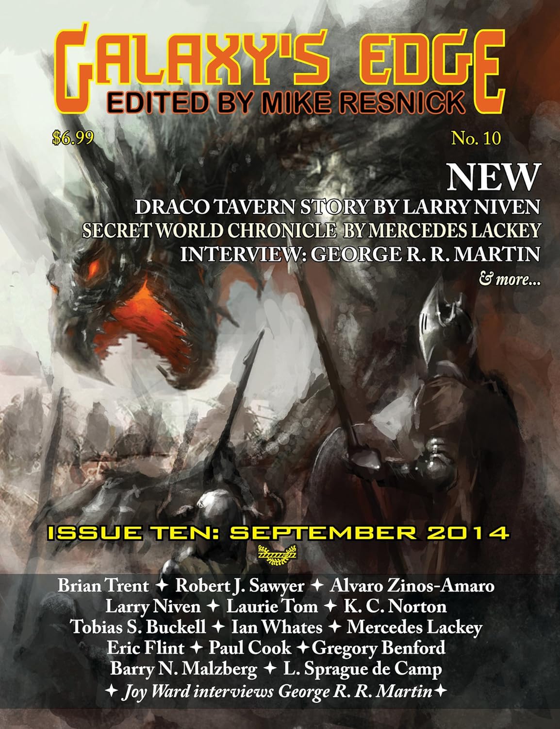 Galaxy's Edge Magazine Issue 10, September 2014 book cover