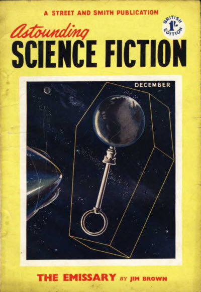 Astounding Science Fiction, December 1952 - British edition book cover