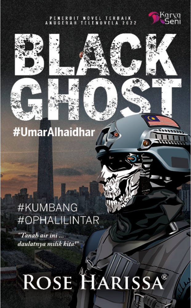 Black Ghost #UmarAlhaidar book cover