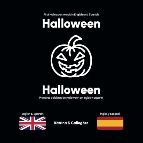 Halloween: First Halloween words in English and Spanish