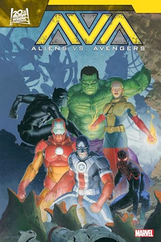 Aliens vs. Avengers (2024) book cover 2