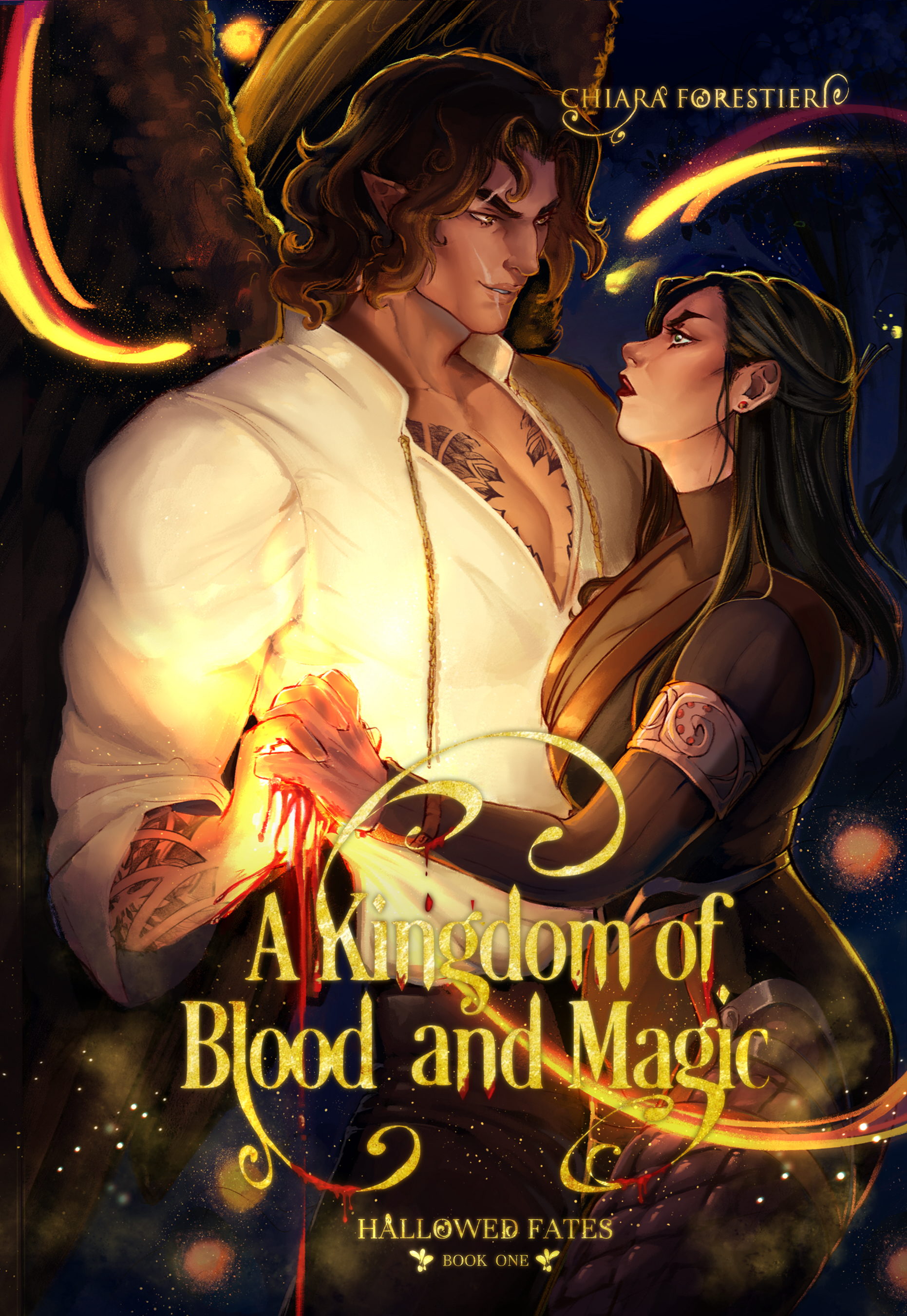 A Kingdom of Blood and Magic (Hallowed Fates #1)