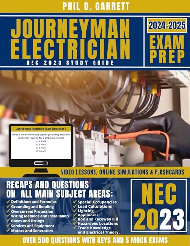 Nec Study Guide Chapters Journeyman Electrician Exam Prep NEC 2023 Study Guide: Basic Theory for ...