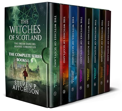 The Witches of Scotland: Series 1 Complete 8 Book Bundle of The Akashic Chronicles