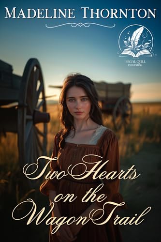 Two Hearts on the Wagon Trail: A Historical Western Romance Novel