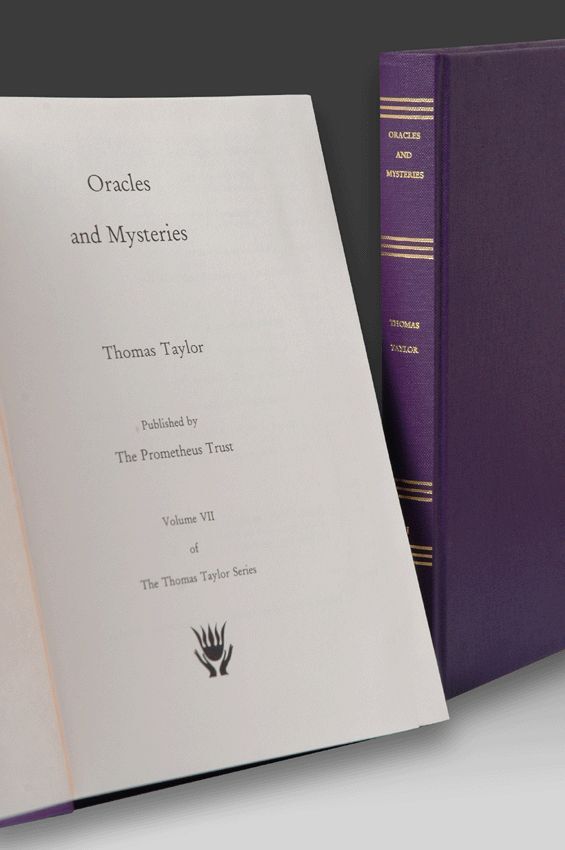 The Thomas Taylor Series by Proclus book cover 3