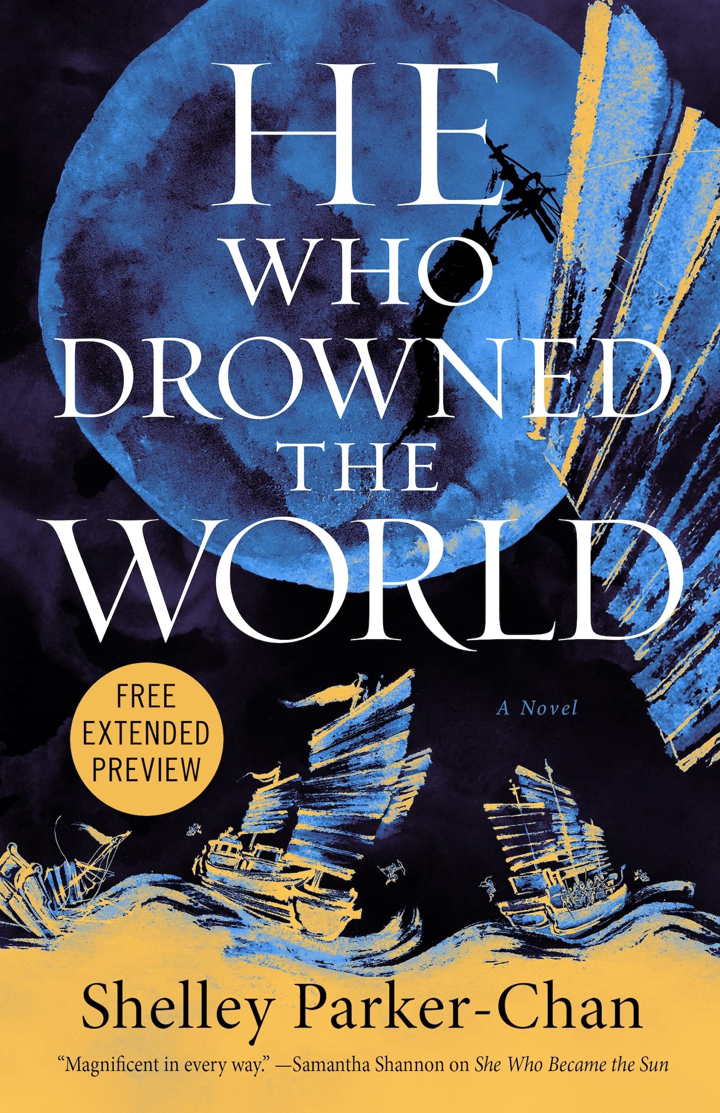 He Who Drowned the World, SAMPLE book cover