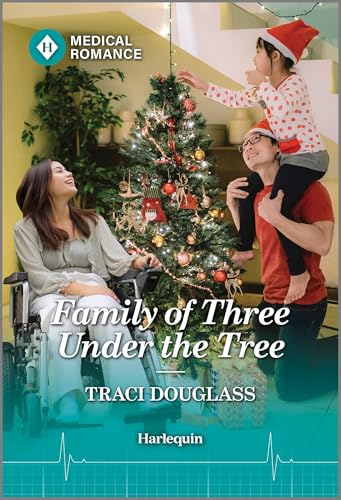 Family of Three Under the Tree