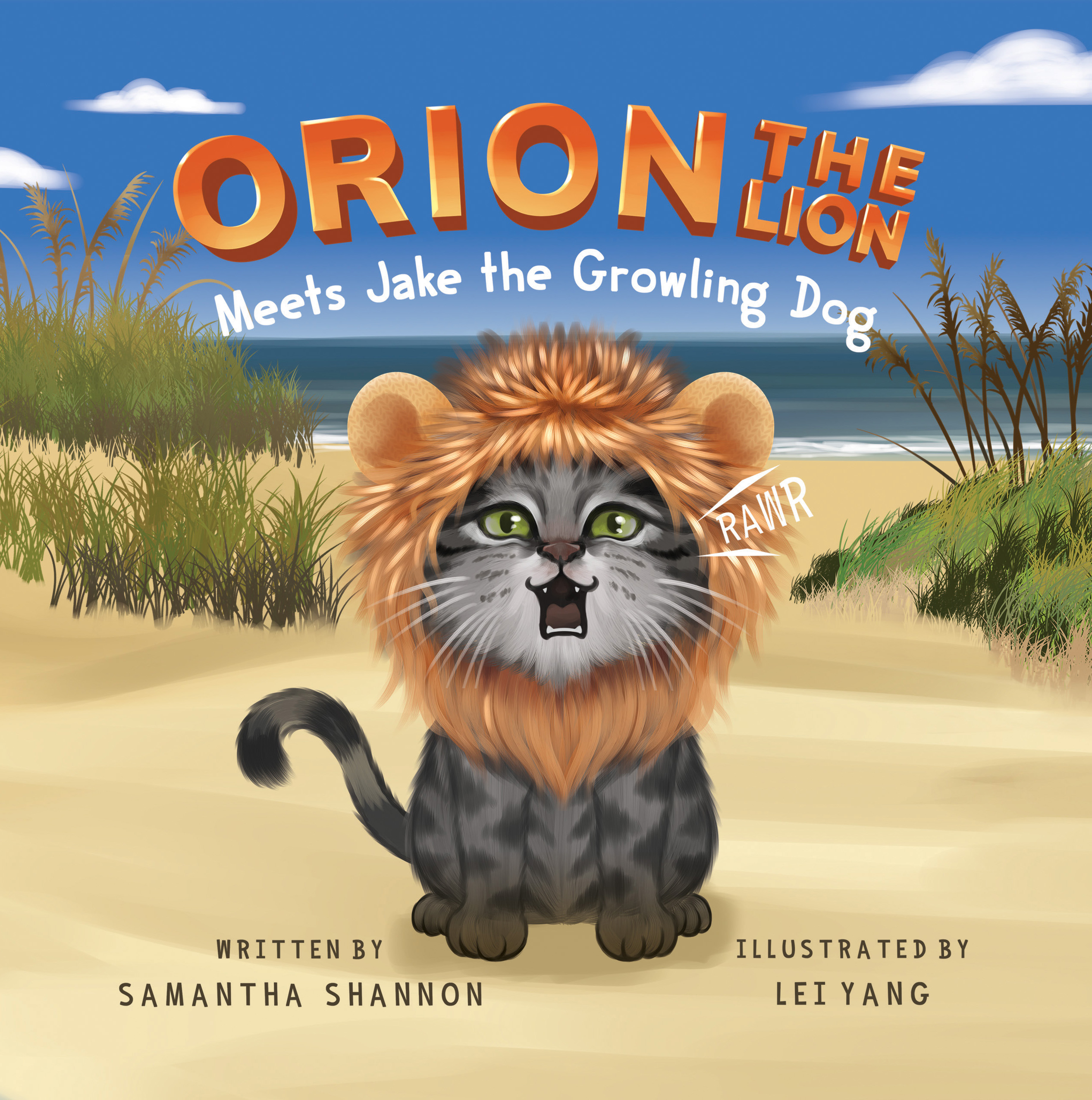 Orion the Lion Meets Jake the Growling Dog