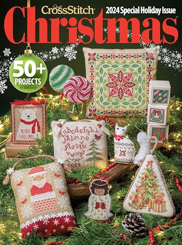 Just CrossStitch Magazine Volume 42 No 5 Christmas Special Holiday Issue, 50+ Projects All Skill Levels