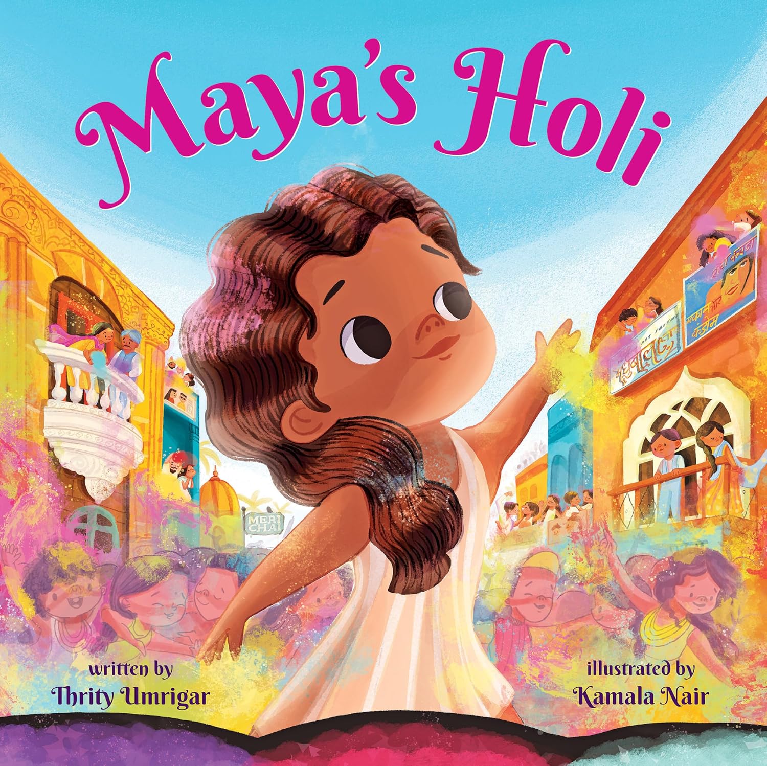 Maya's Holi book cover