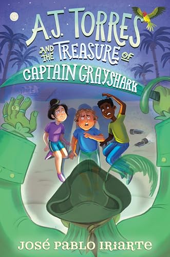 AJ Torres and the Treasure of Captain Grayshark book cover