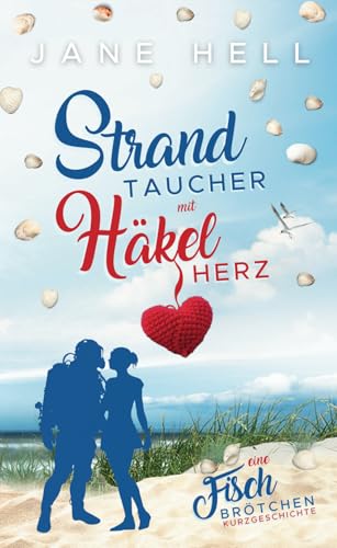 Strandtaucher mit Häkelherz