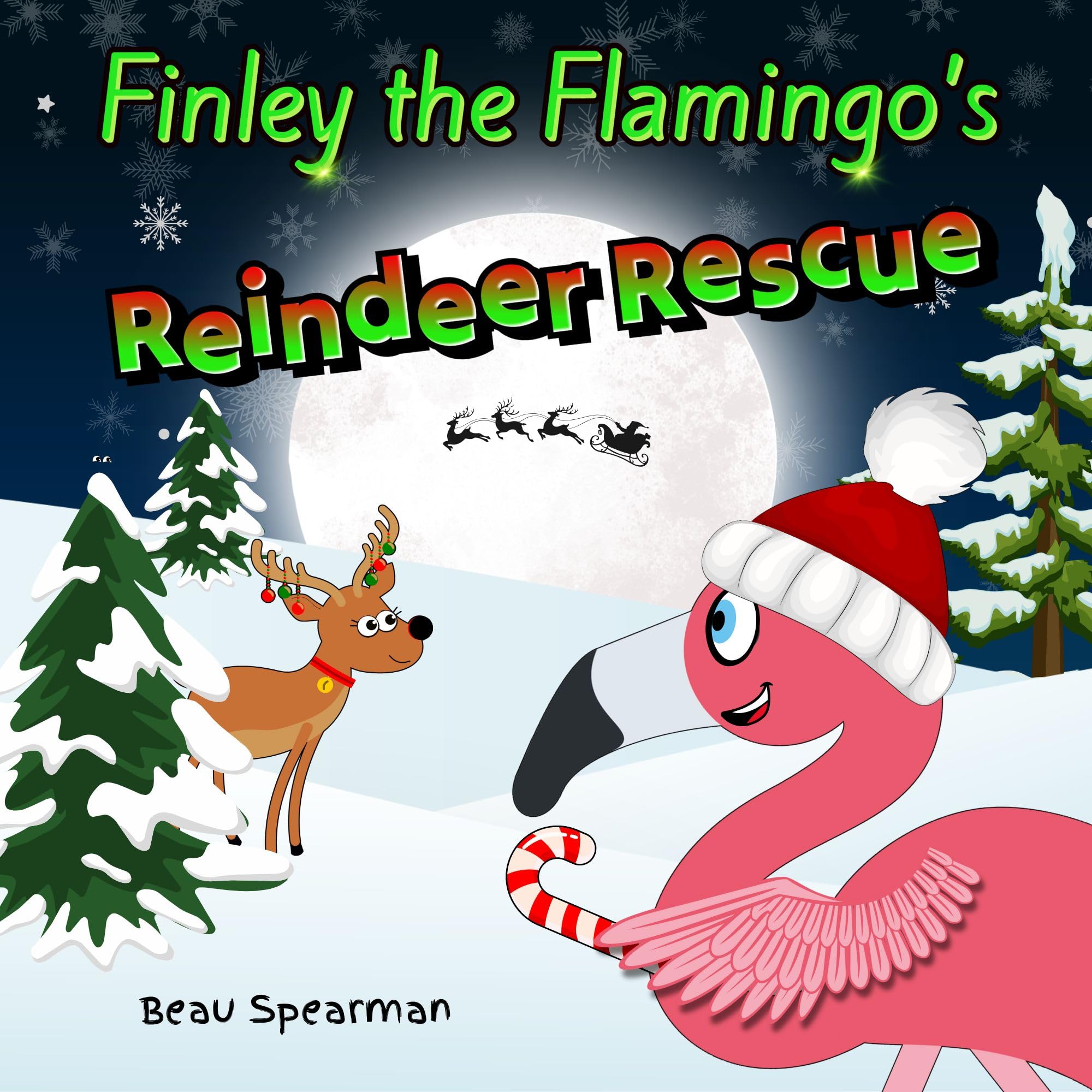 Finley The Flamingo's Reindeer Rescue