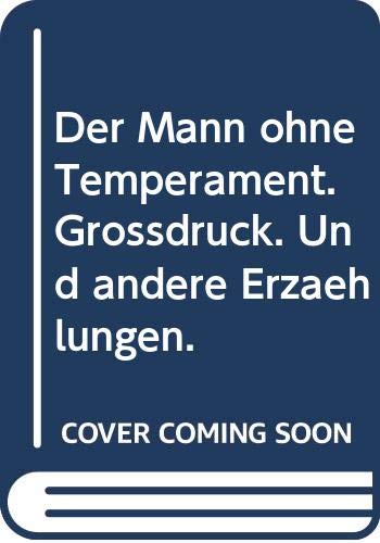 The Man Without A Temperament book cover